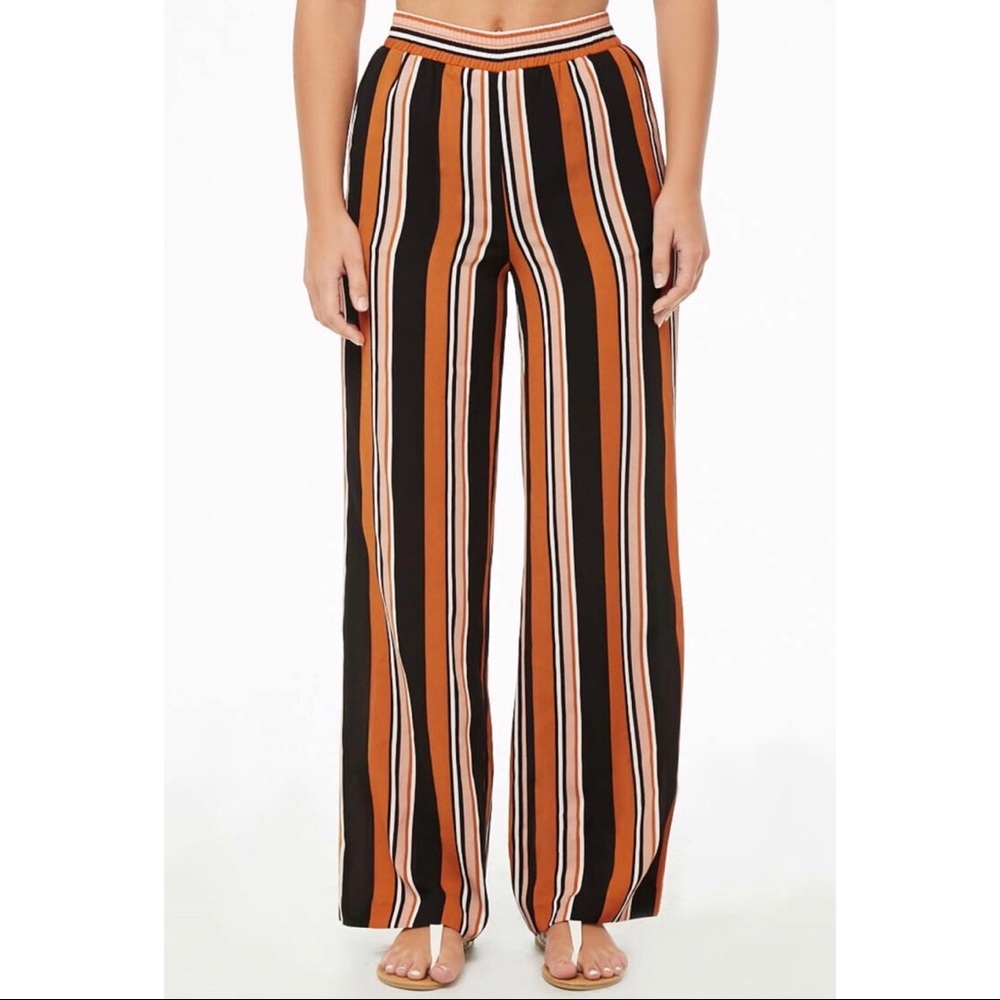 Striped Wide Leg Pants